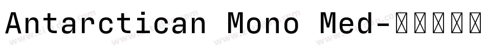 Antarctican Mono Med字体转换
